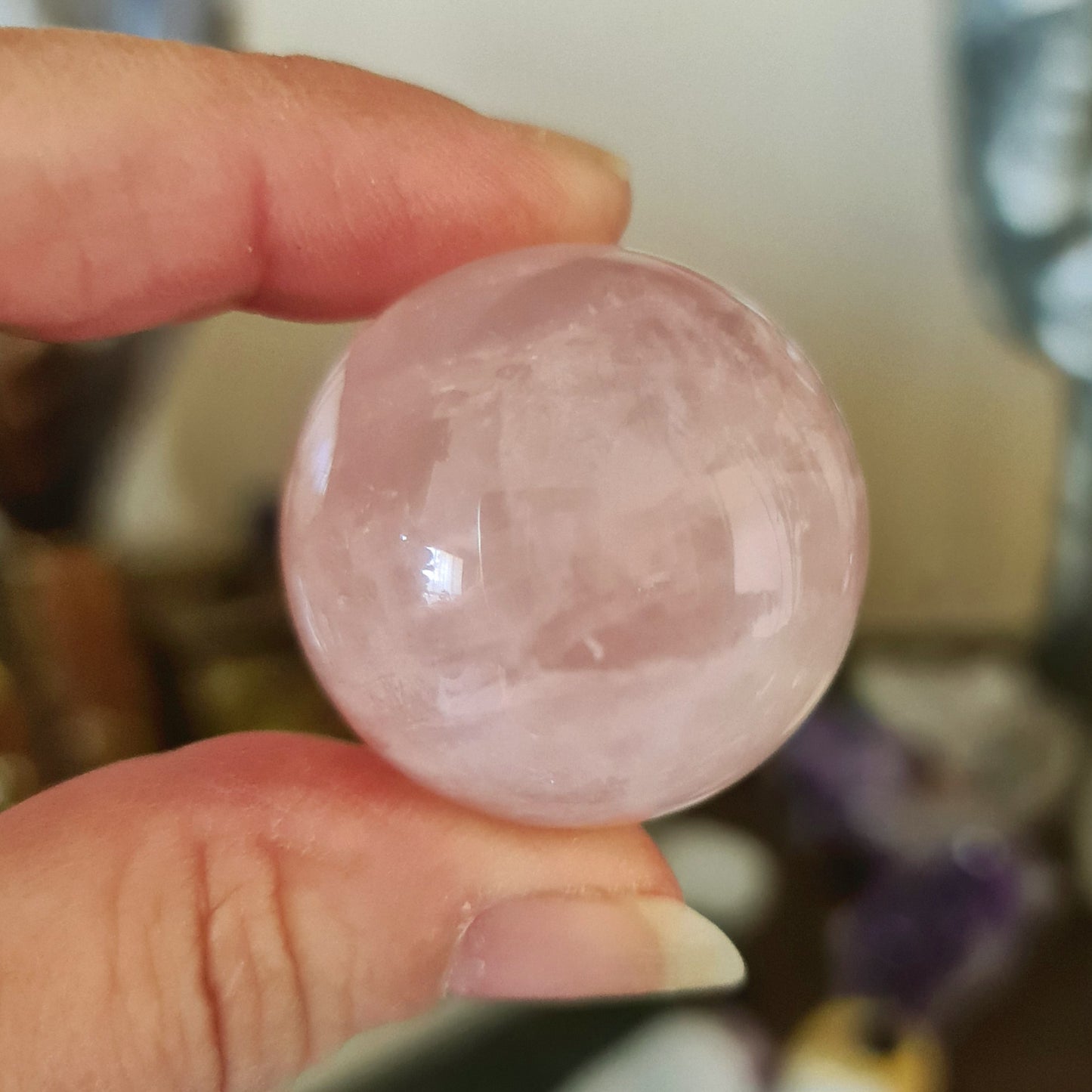 ROSE QUARTZ SPHERE