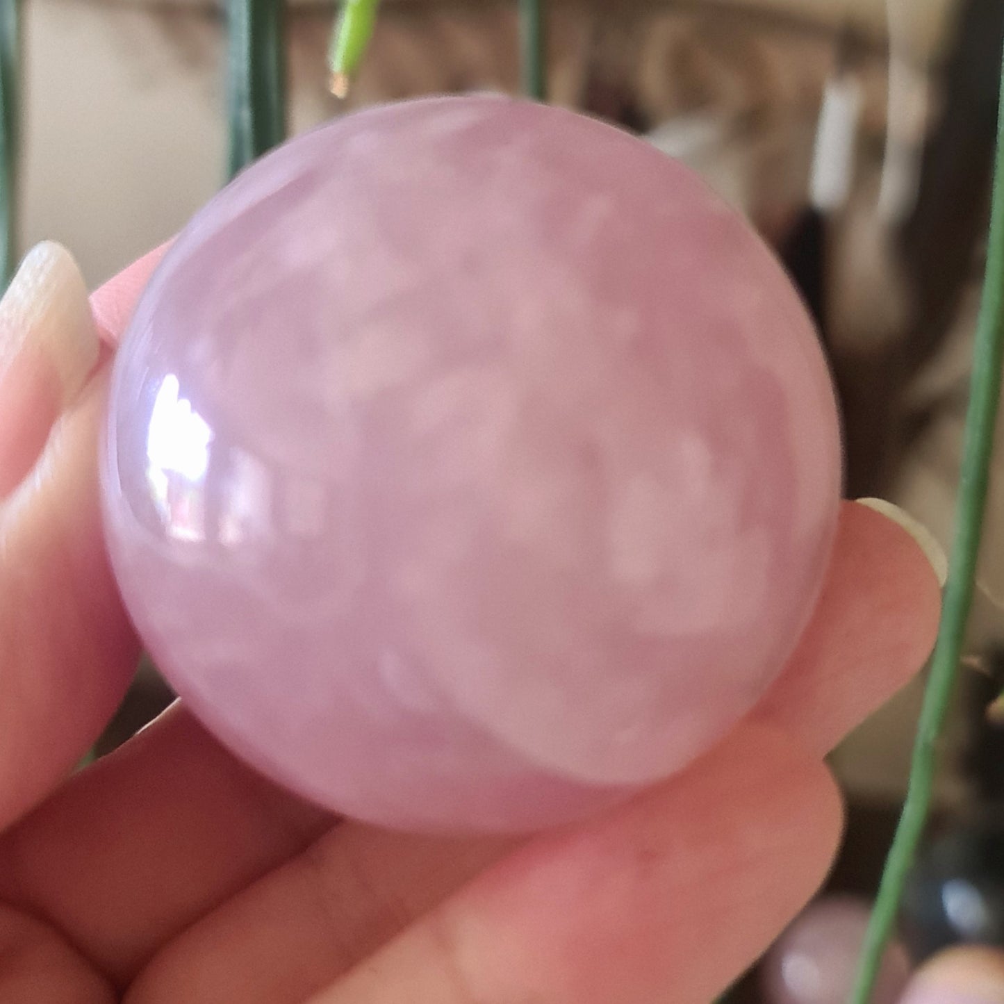 Rose Quartz Sphere 45Mm
