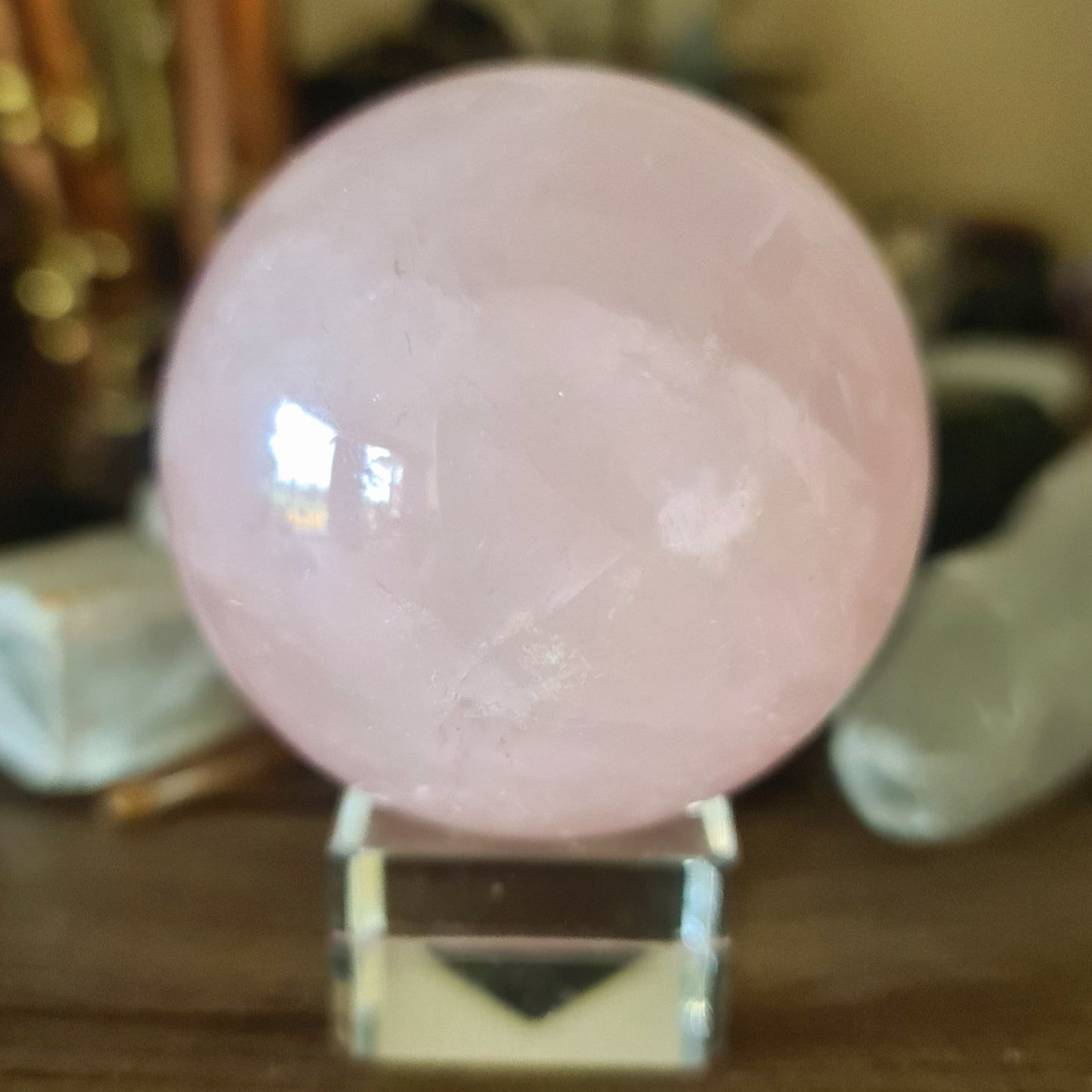 Rose Quartz Sphere 60Mm