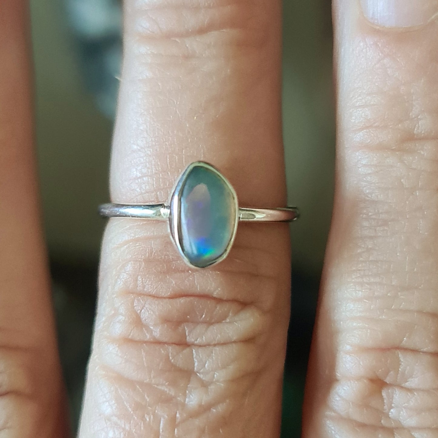 Ethiopian Opal Ring - Size 7