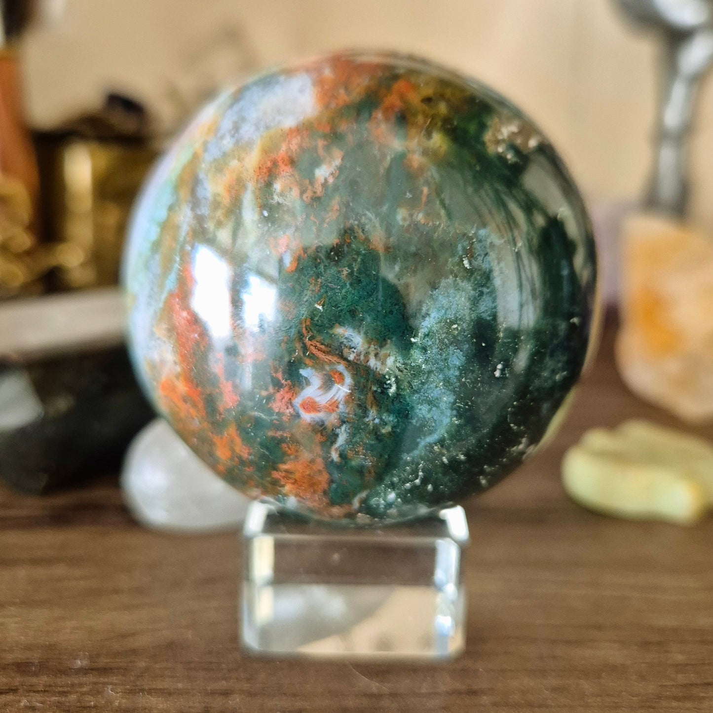 Ocean Jasper Sphere