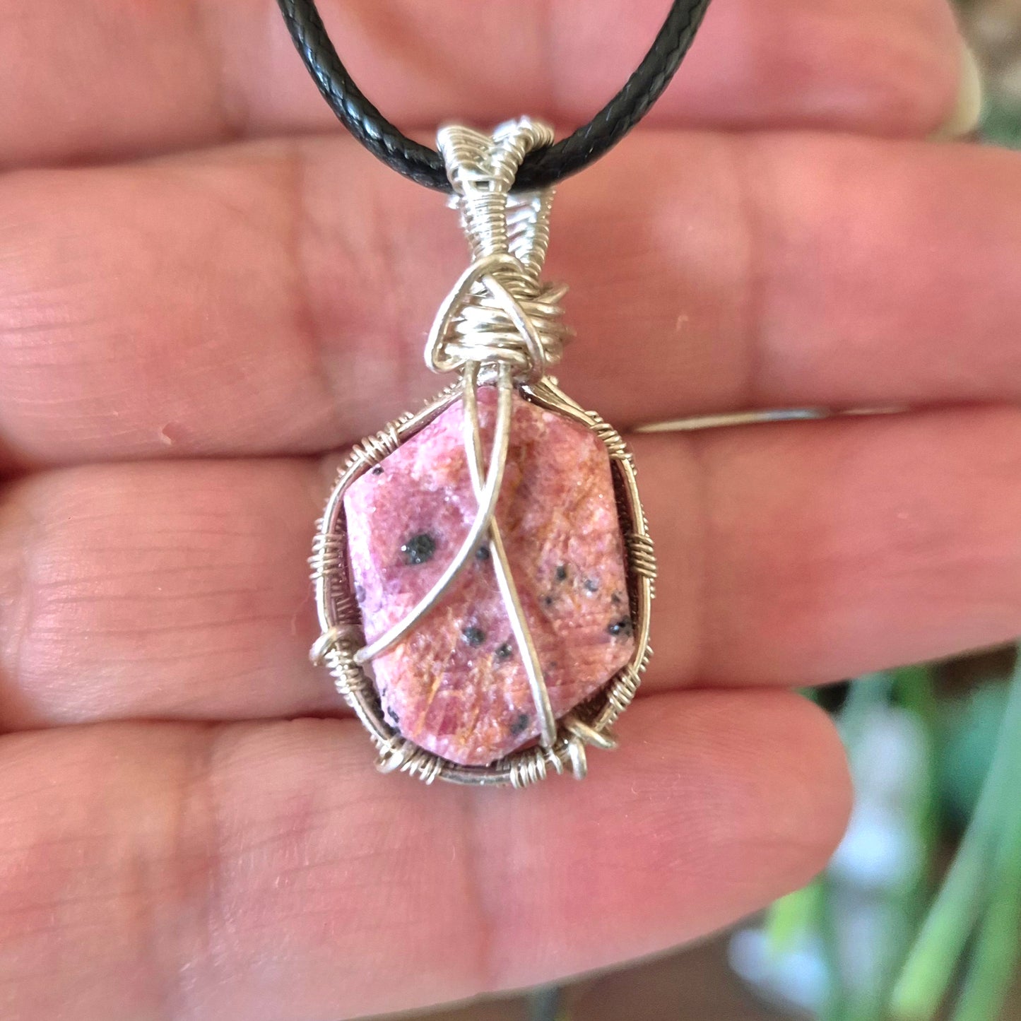 Ruby Wrapped Pendant