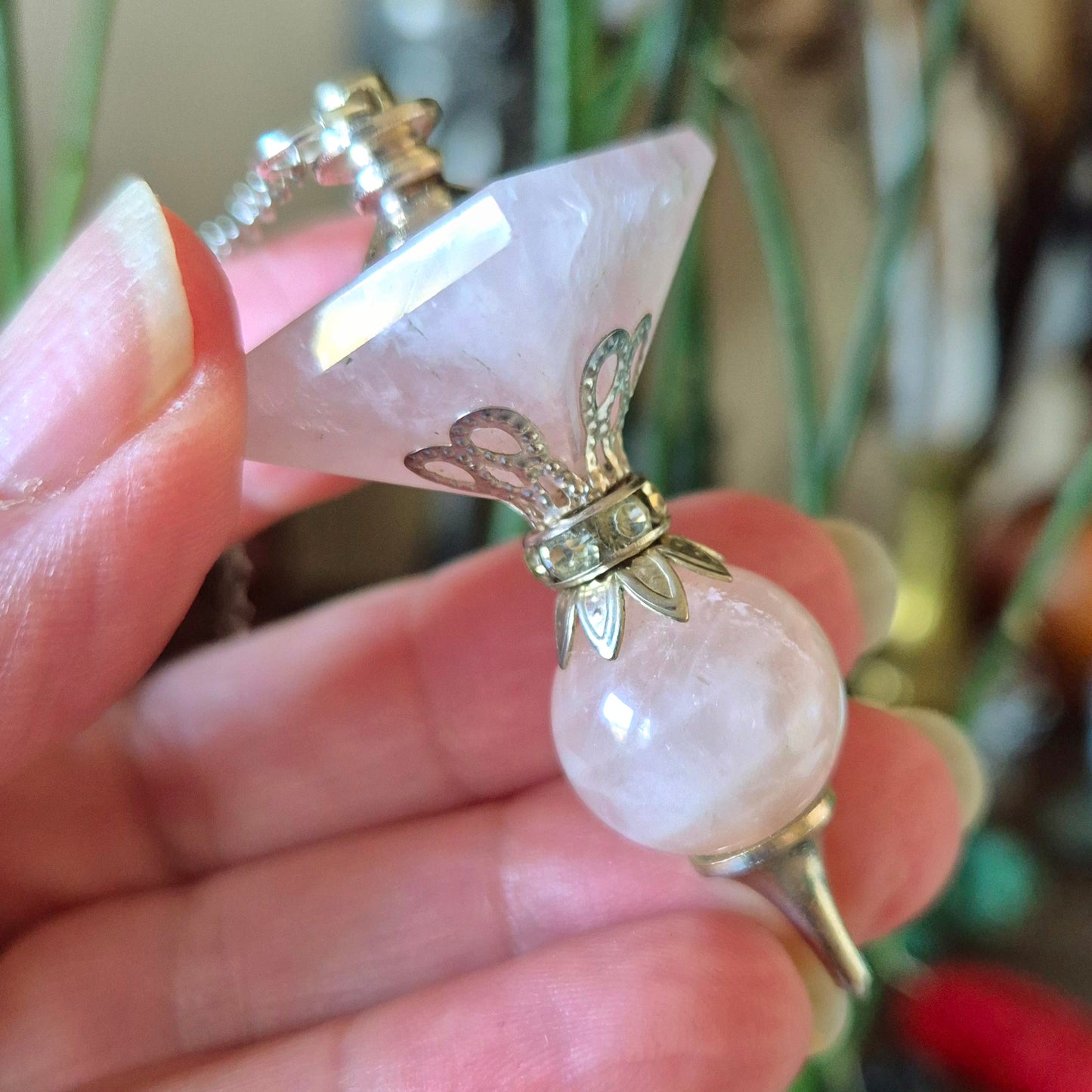 Rose Quartz Pendulum