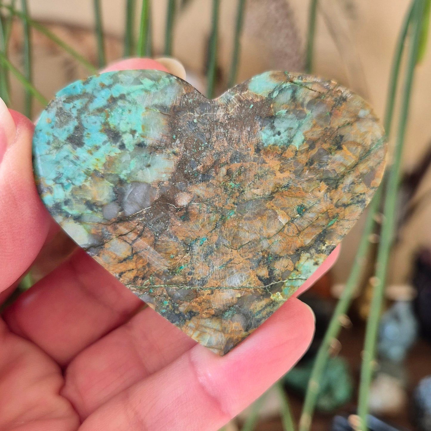 African Turquoise Hearts