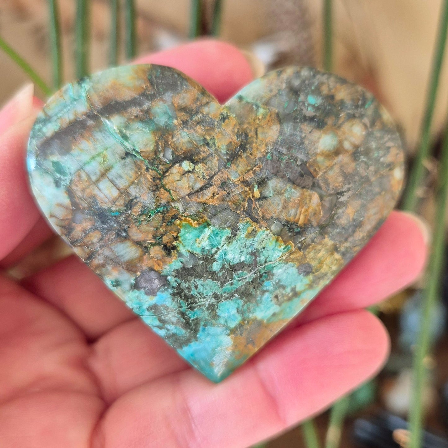African Turquoise Hearts