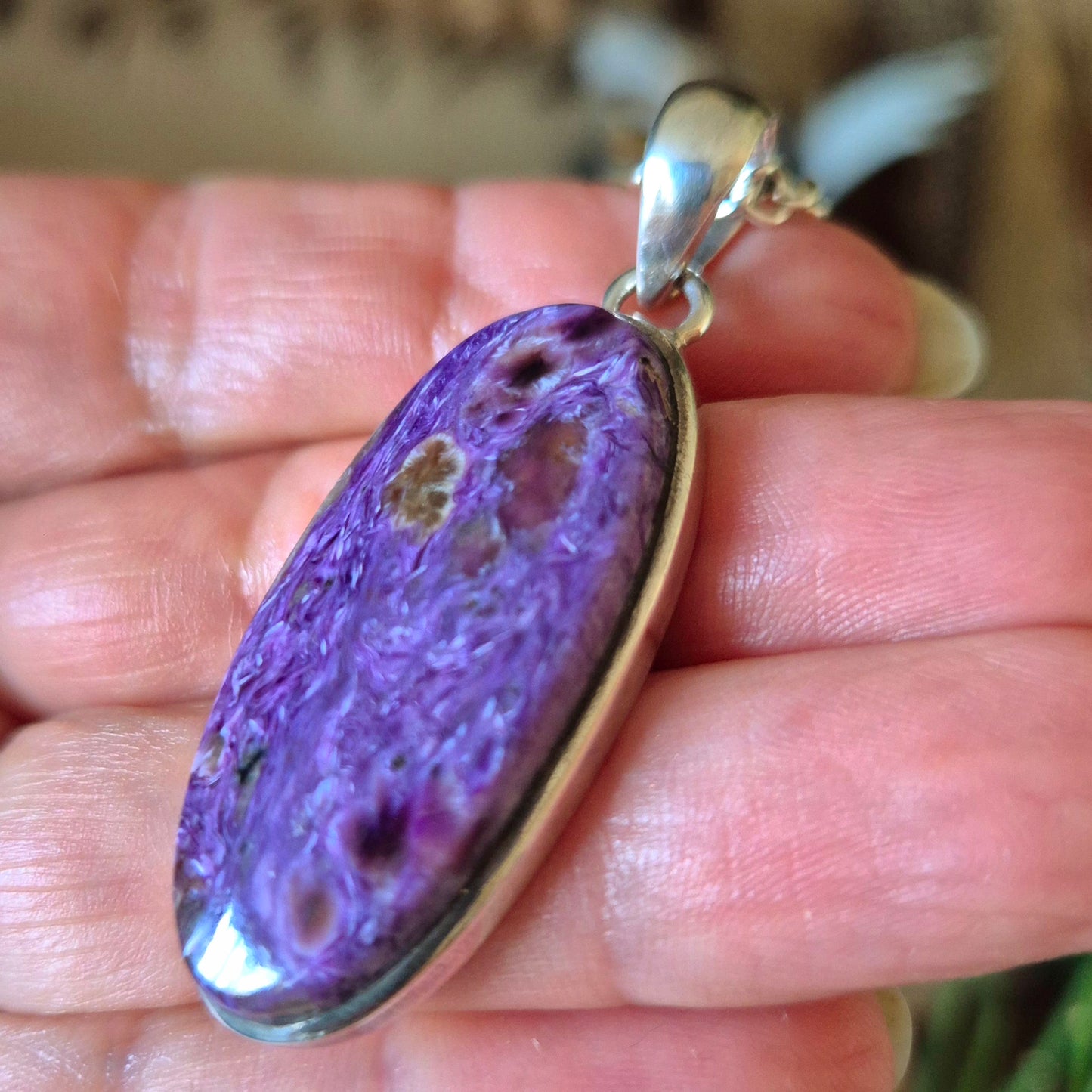 Charoite Pendant