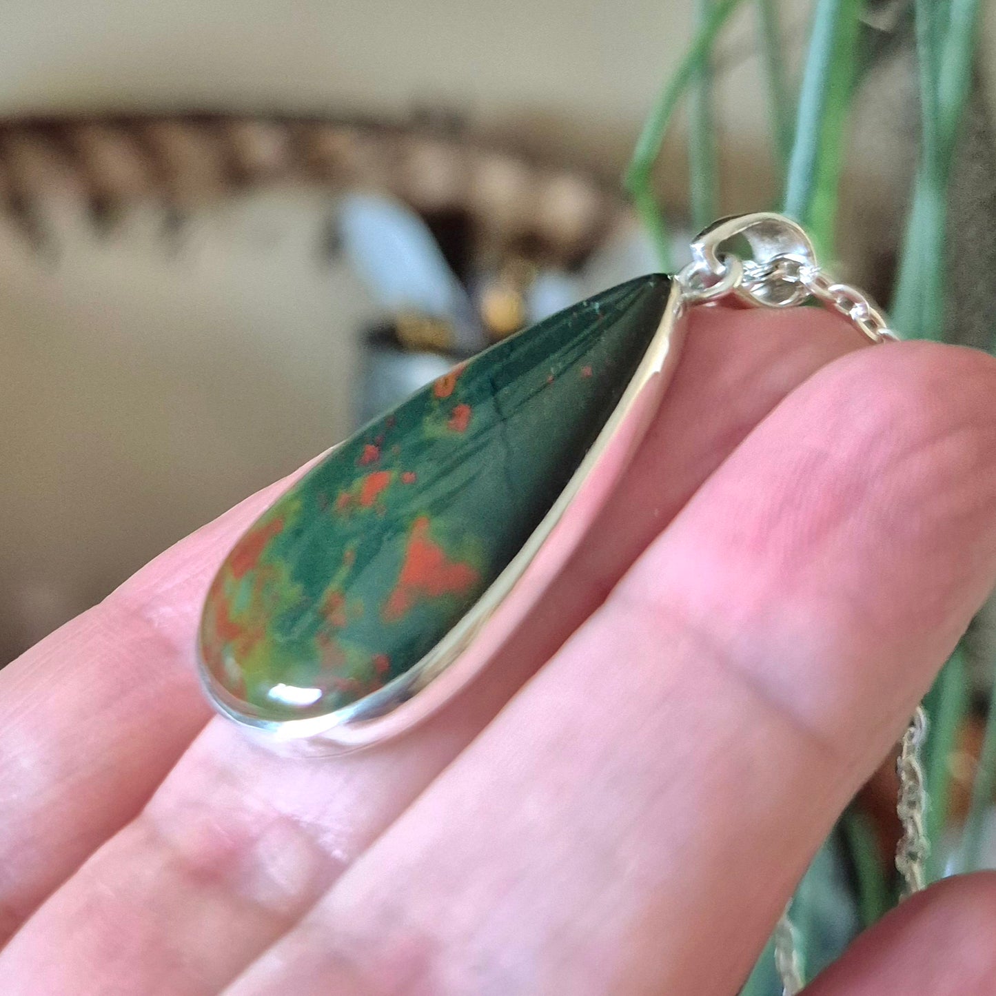 Bloodstone Pendant