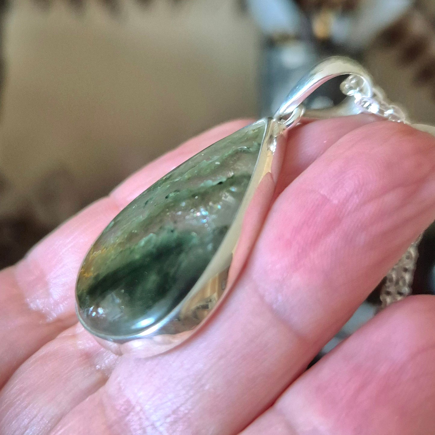 Moss Agate Pendant