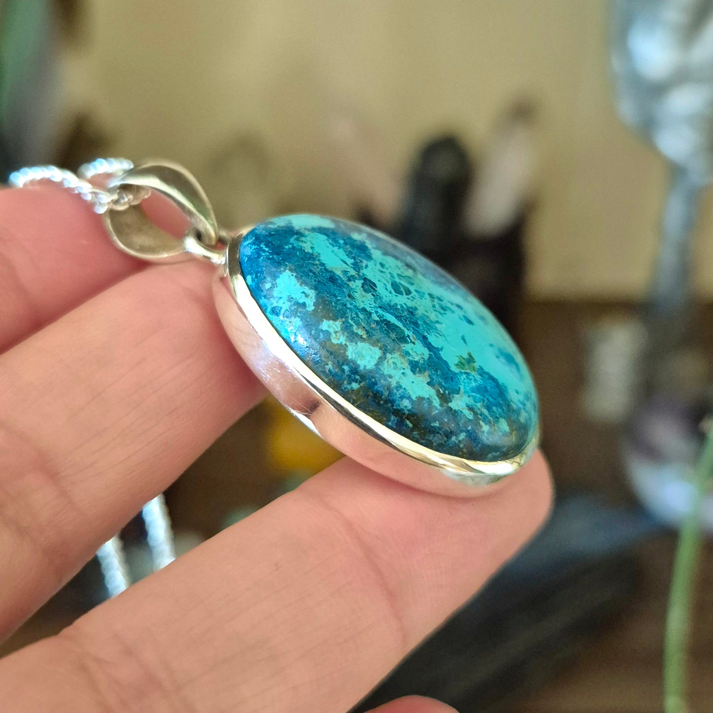 Shattuckite Pendant
