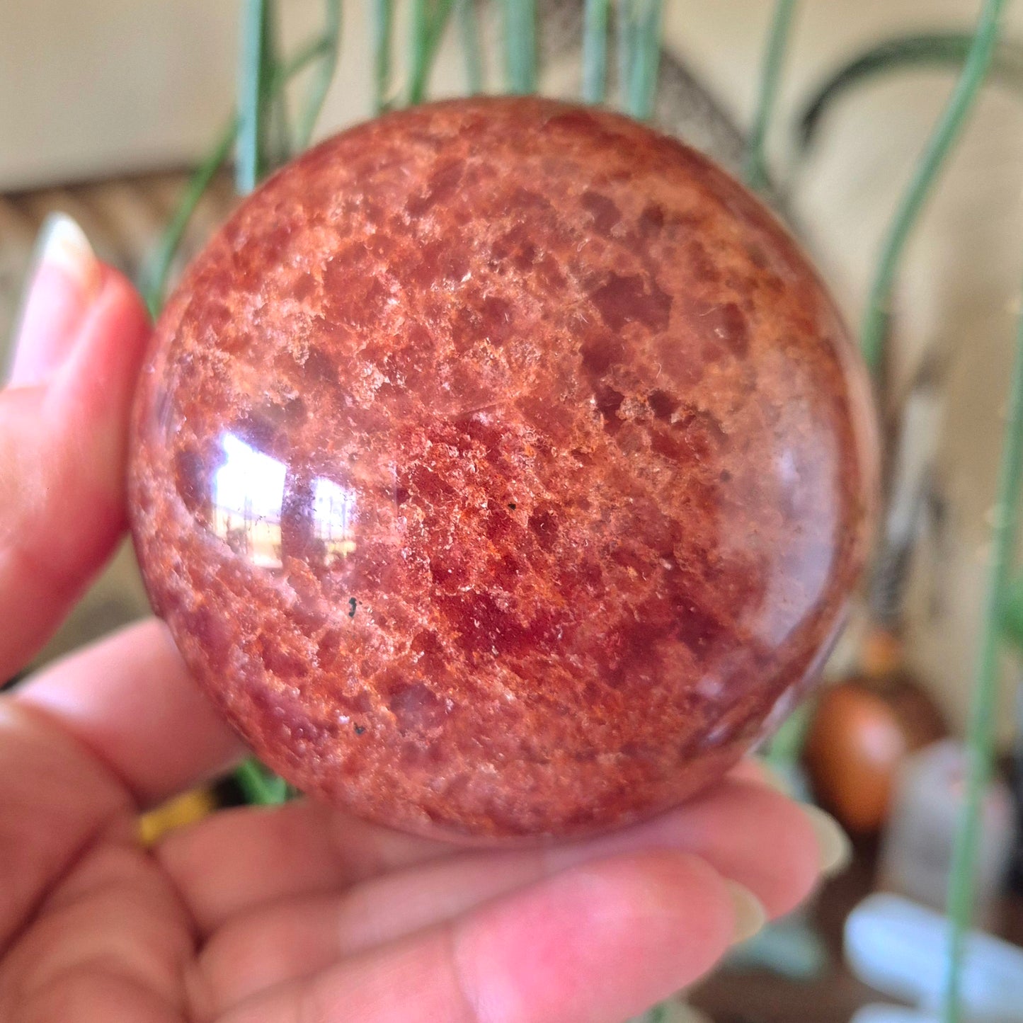Strawberry Quartz Sphere