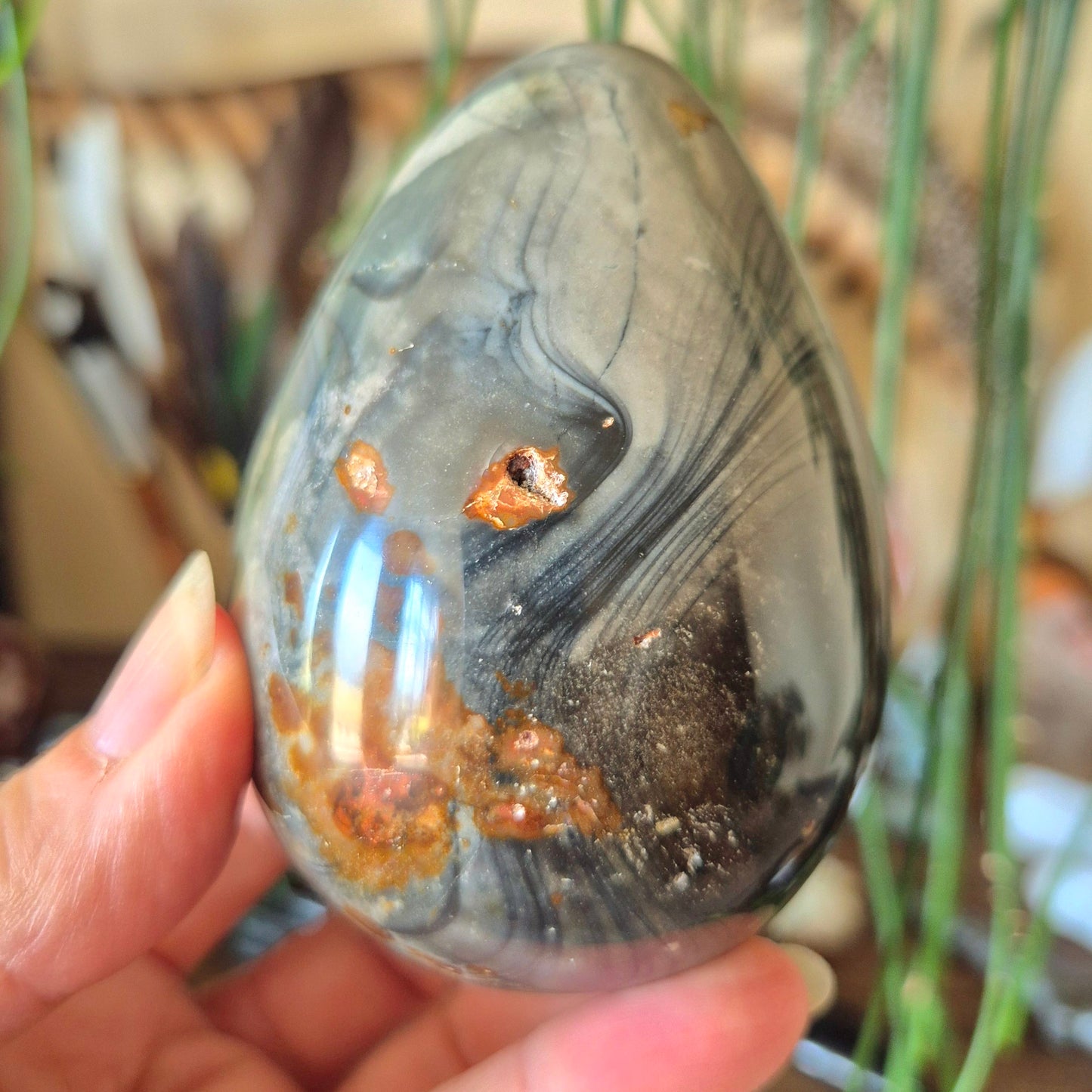Polychrome Jasper Egg