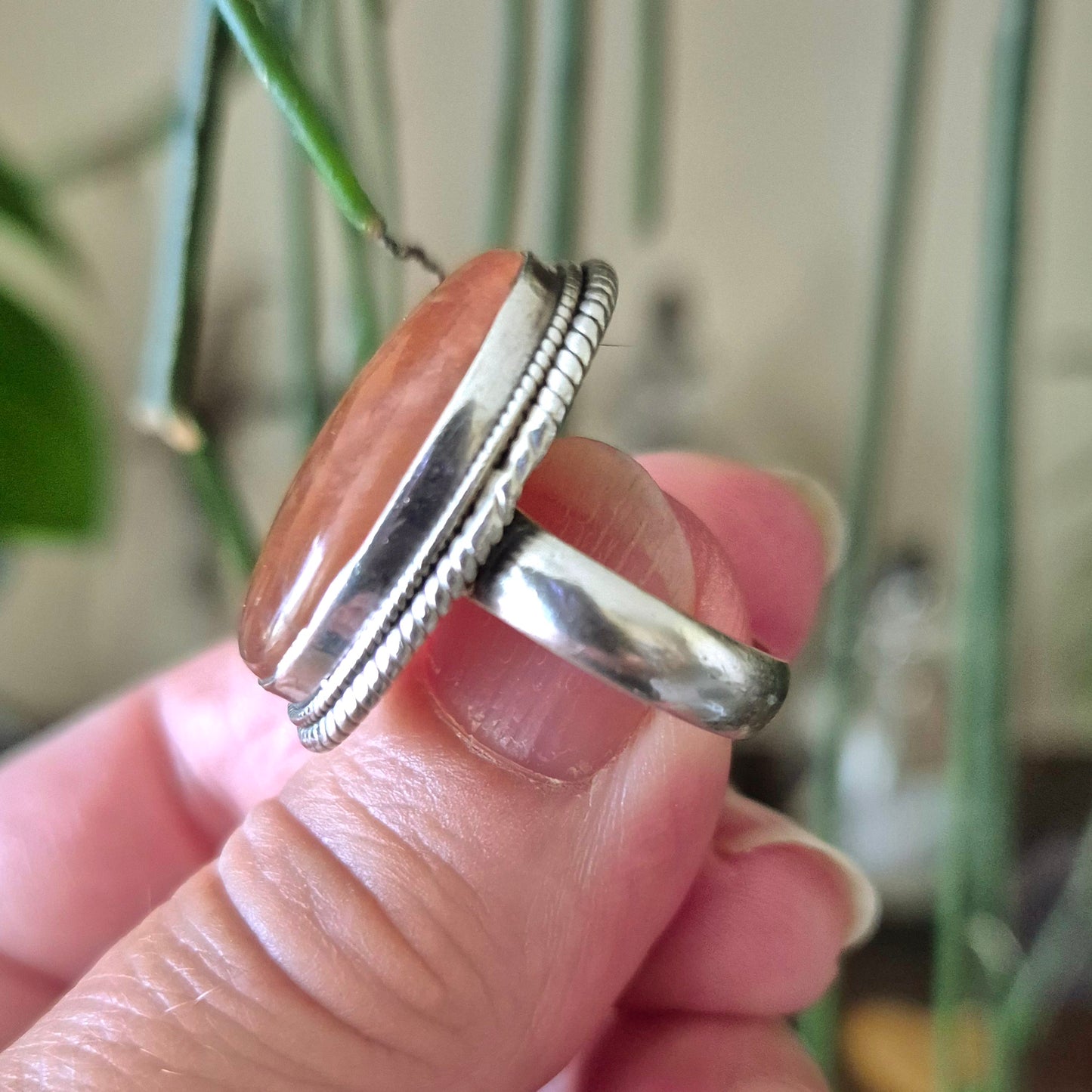 Sunstone Ring Size 8