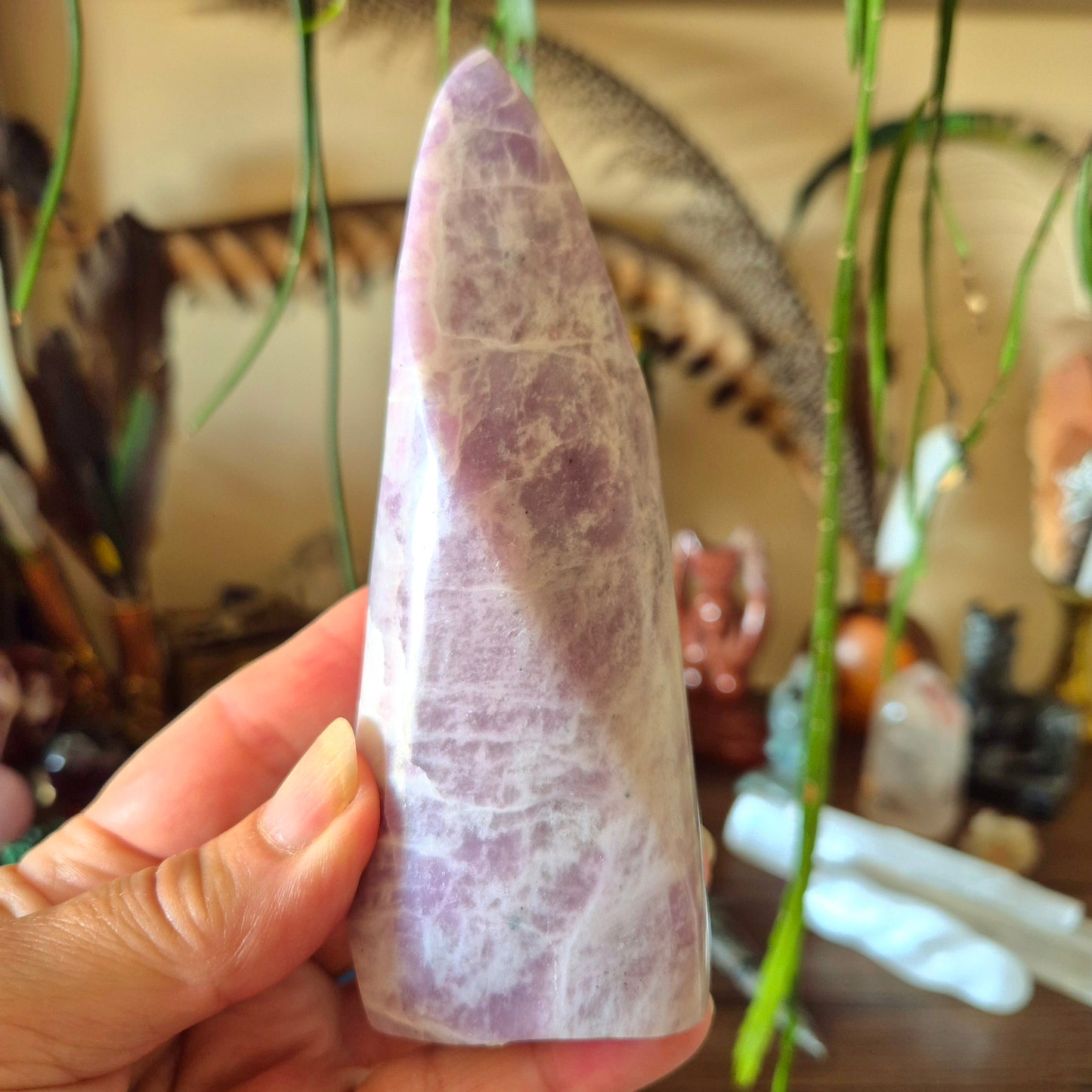 Lepidolite Flame