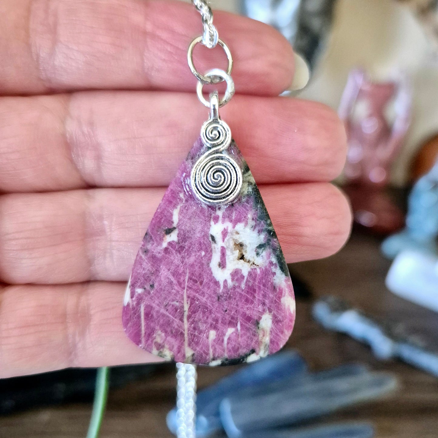 Pink Tourmaline Pendant