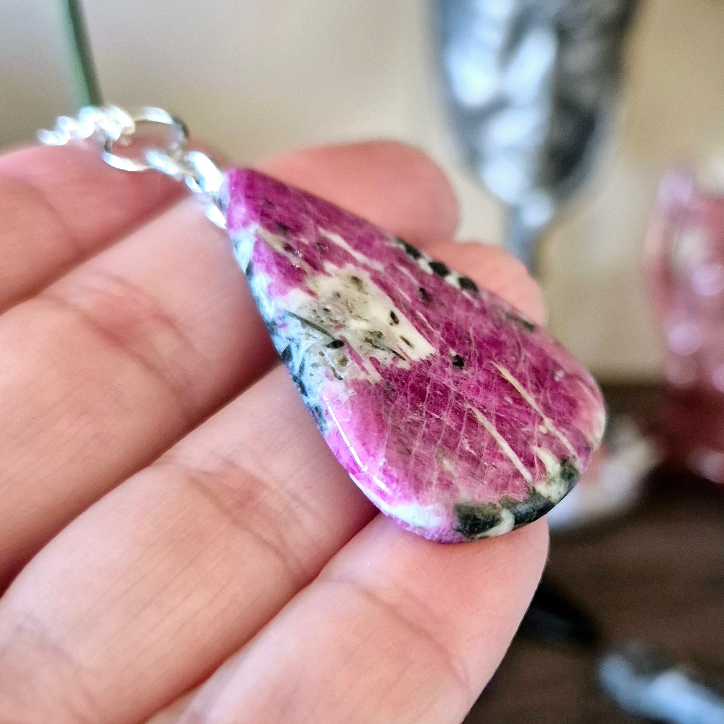 Pink Tourmaline Pendant