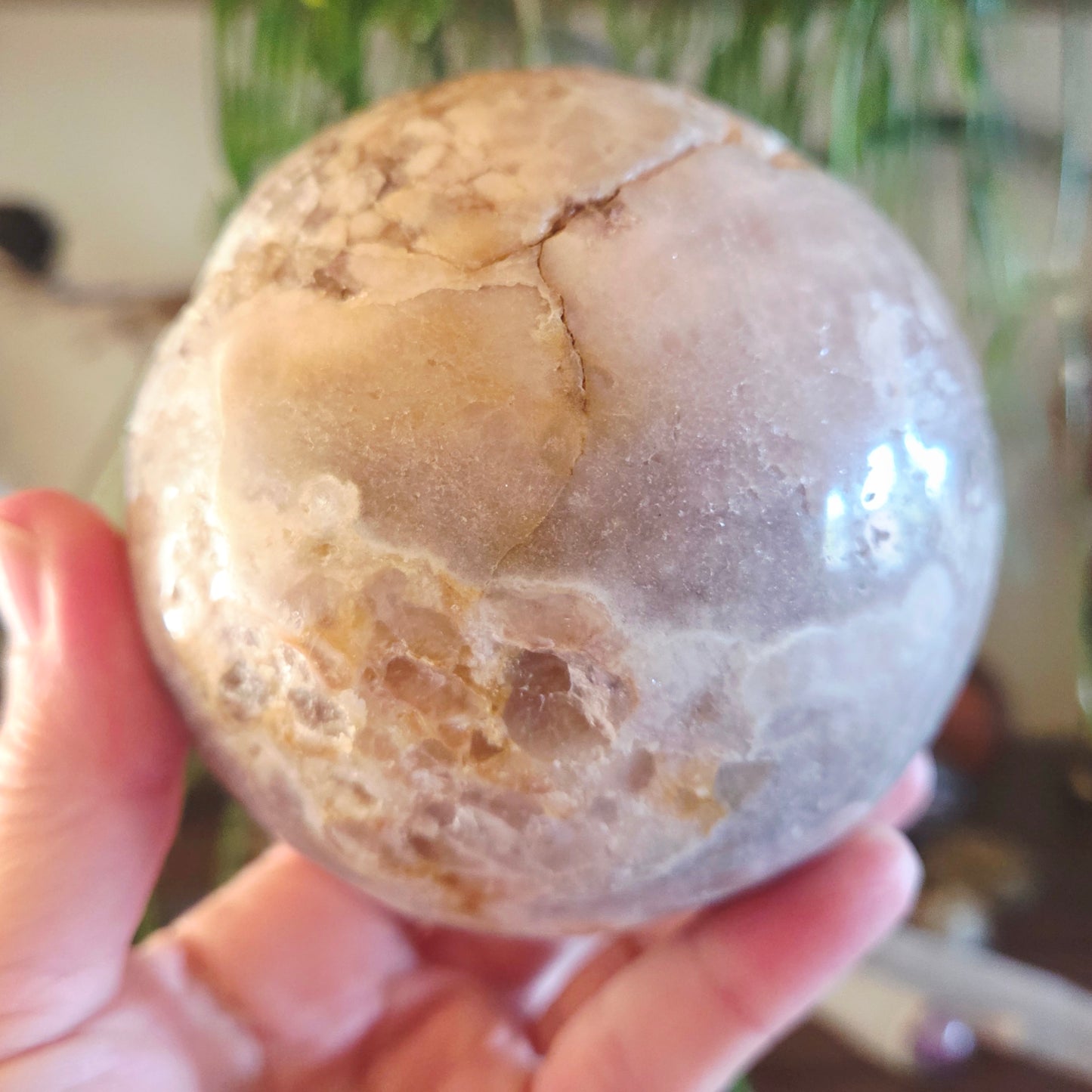 Pink Amethyst Sphere 1.25Kg