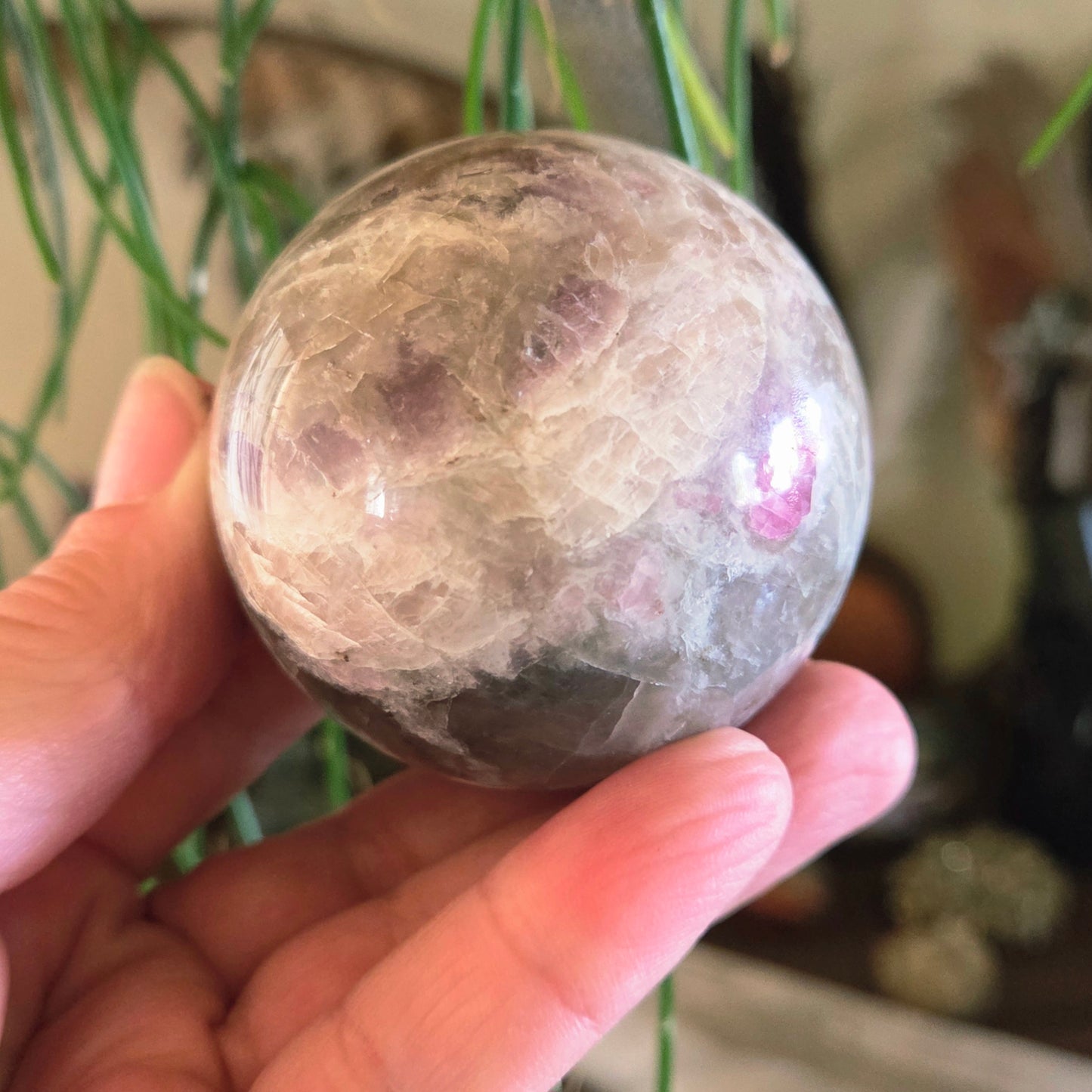 Pink Tourmaline Sphere
