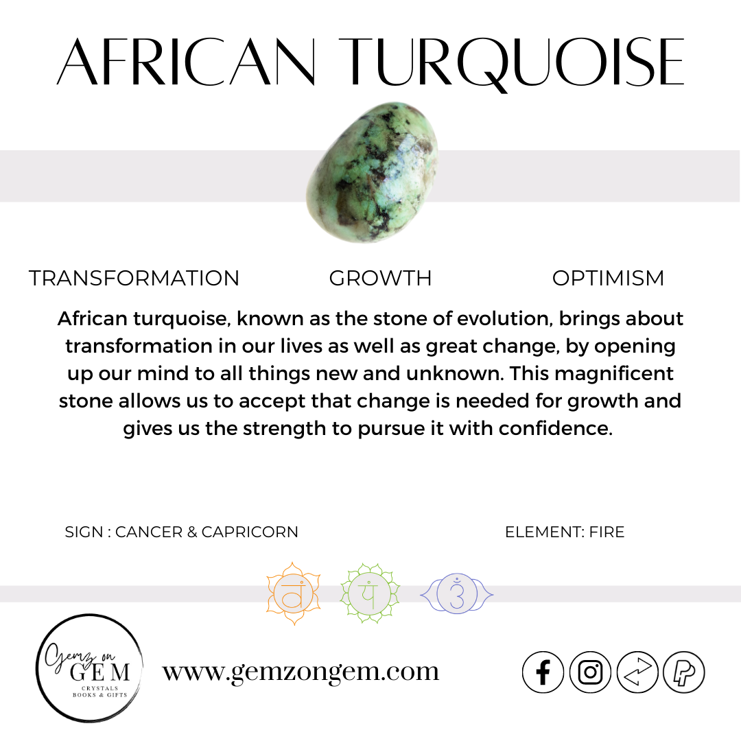 African Turquoise Tumble