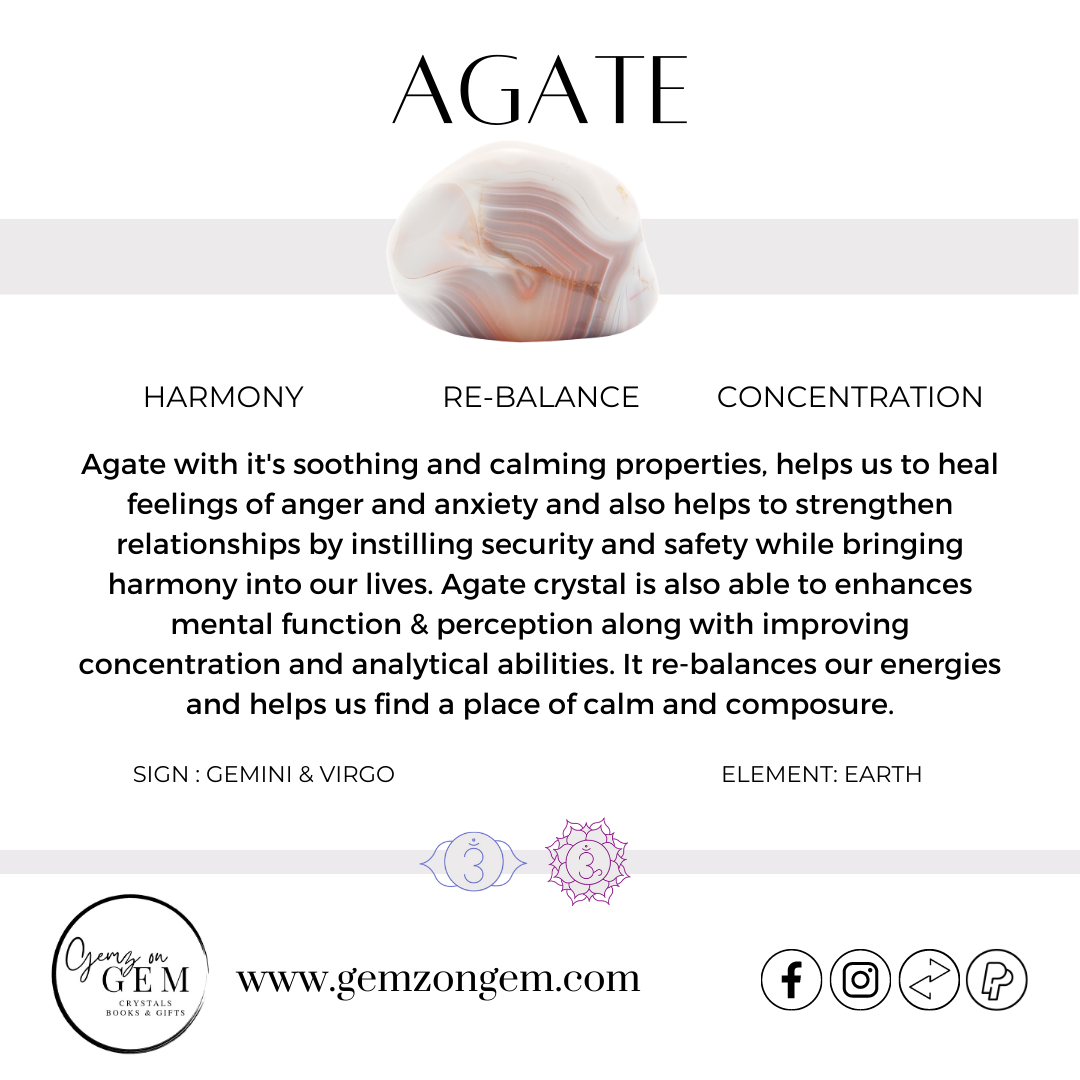 Agate Moon -Druzy