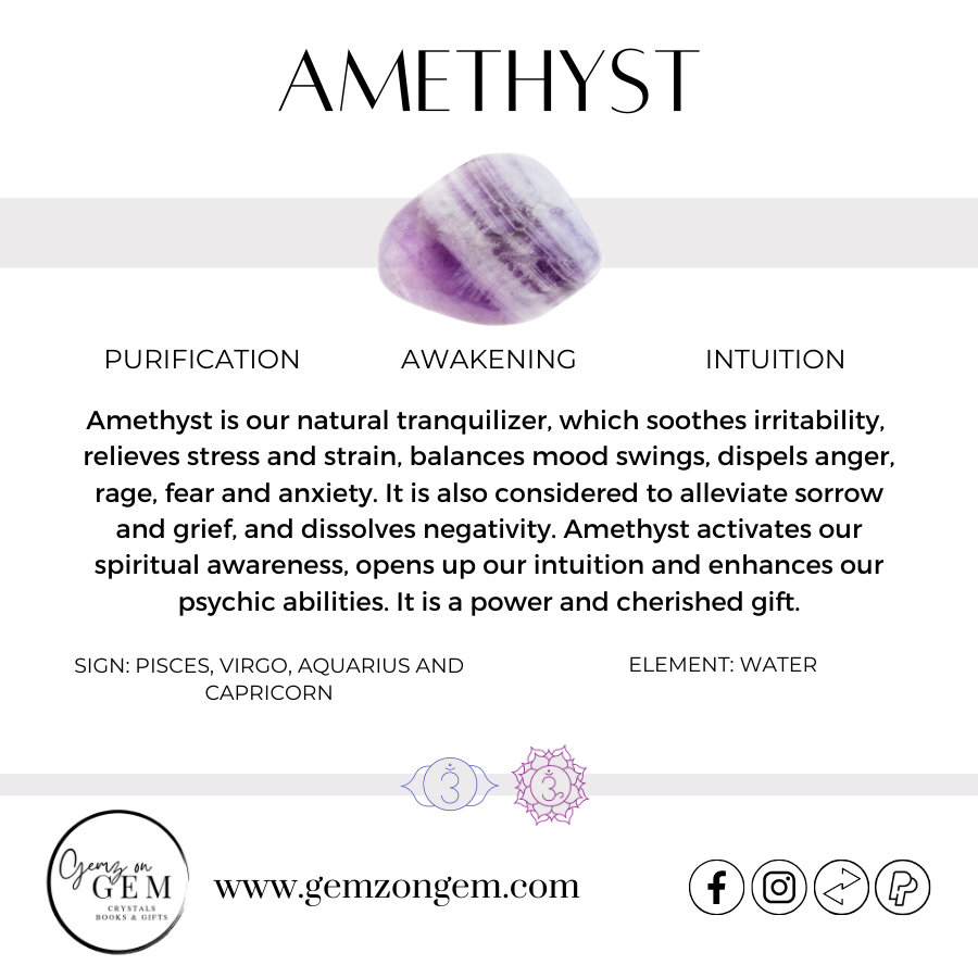 Amethyst Ring Size 8