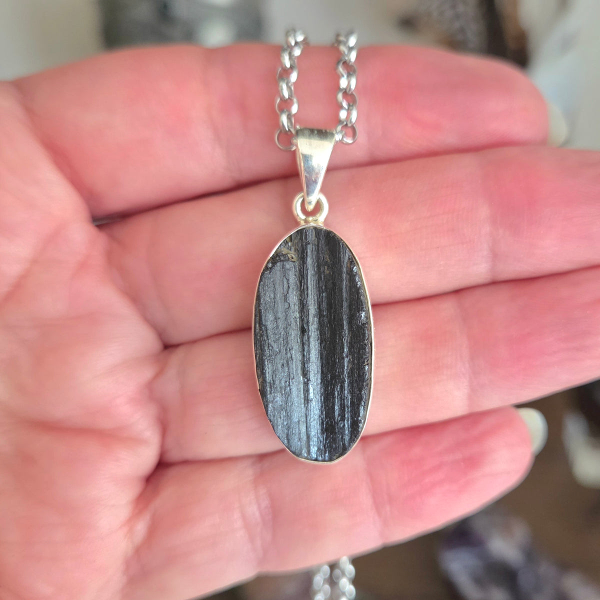 Black Tourmaline Pendant
