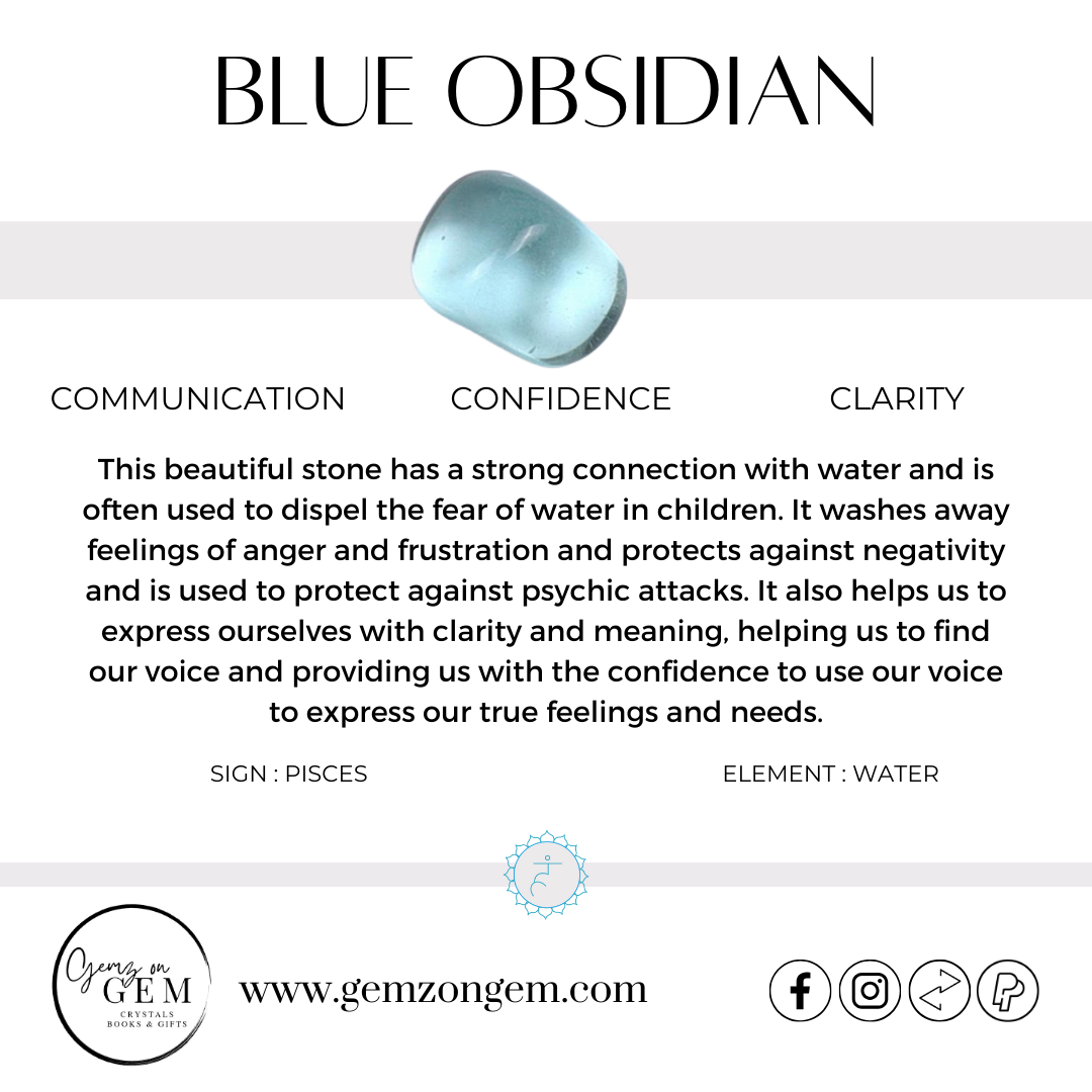 Blue Obsidian Pendulum