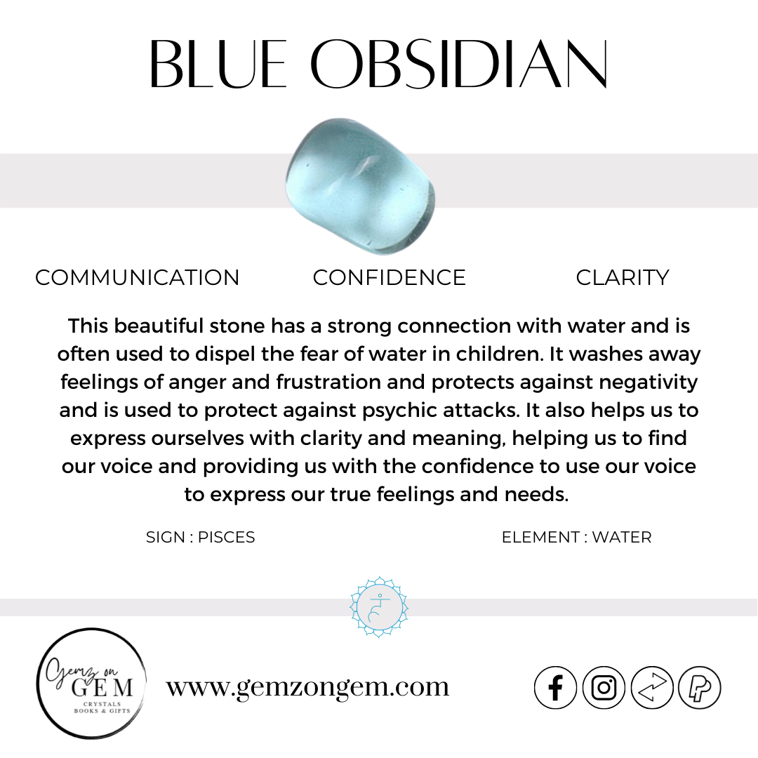 Blue Obsidian Bracelet
