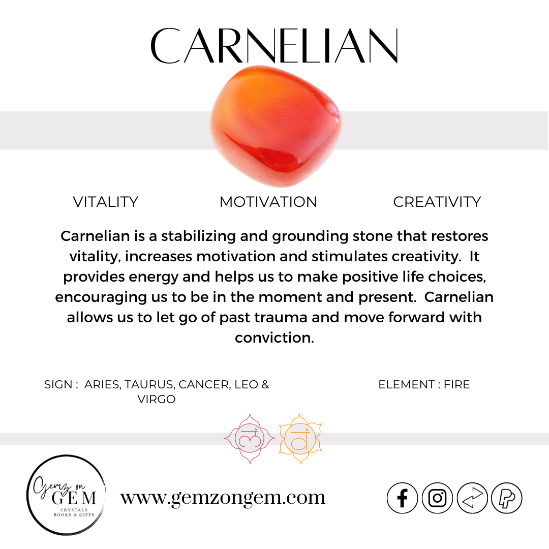 Carnelian Tumble - Medium