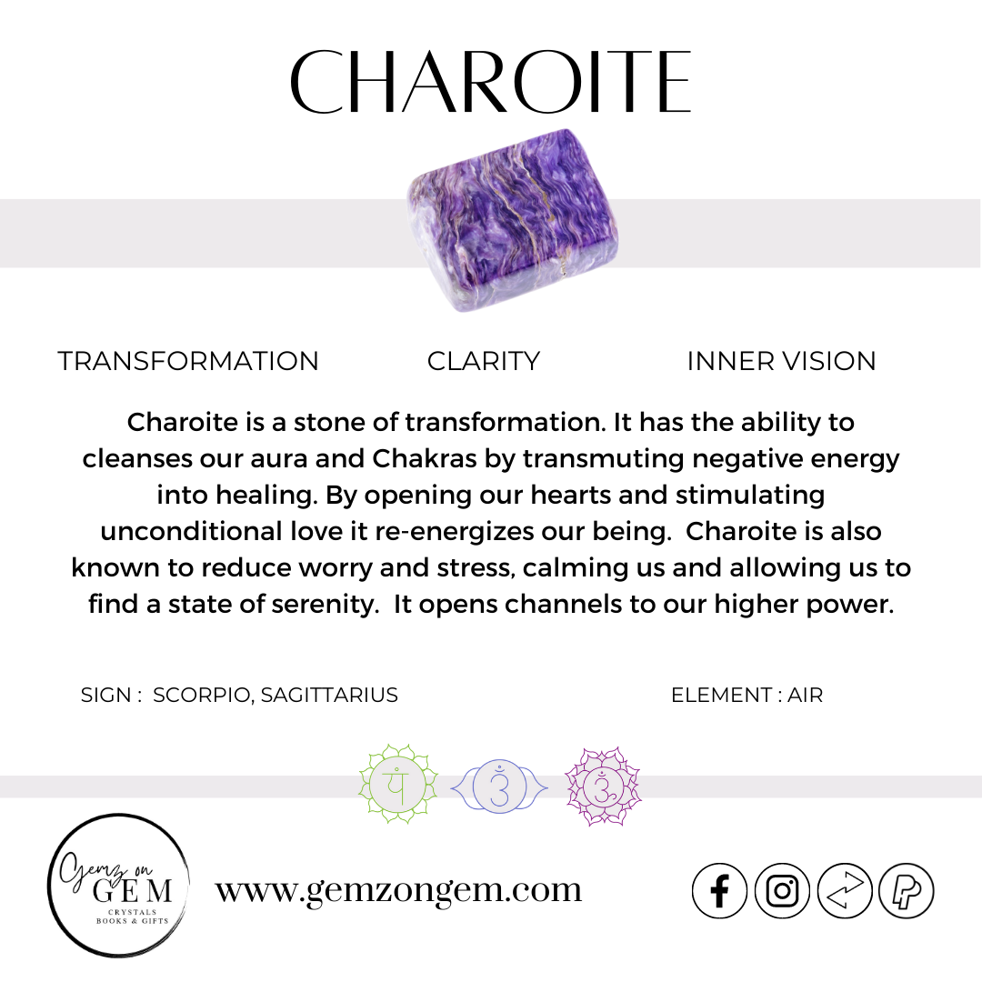 Charoite Pendant