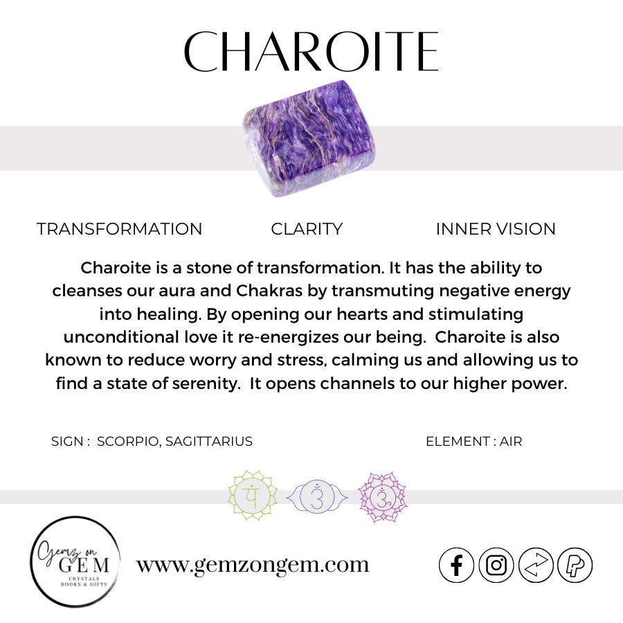 Charoite Pendant