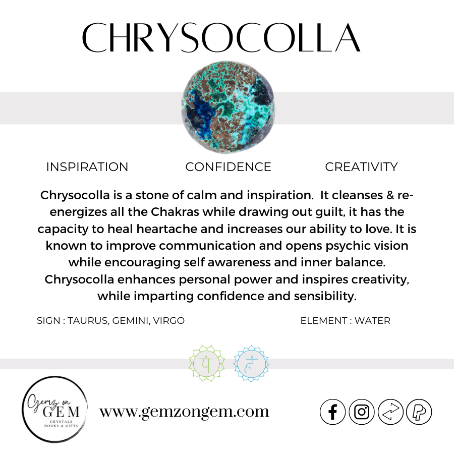 Chrysocolla Ring Size 10