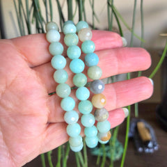 Faceted Caribbean Calcite Bracelet