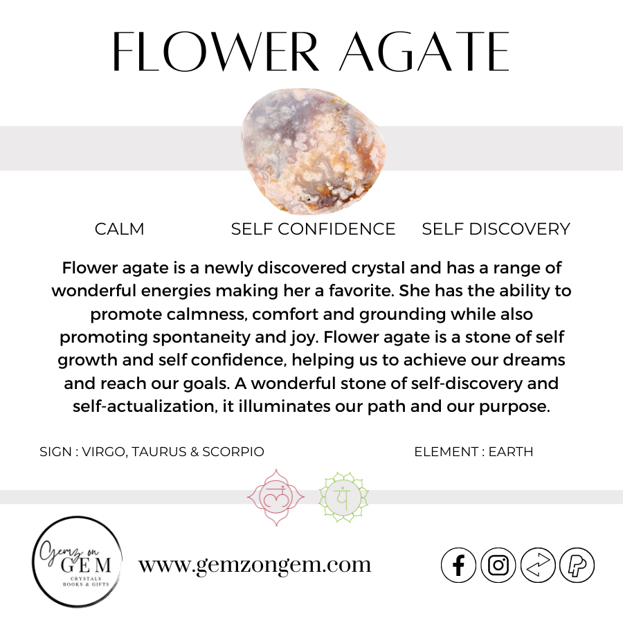 Flower Agate Freeform
