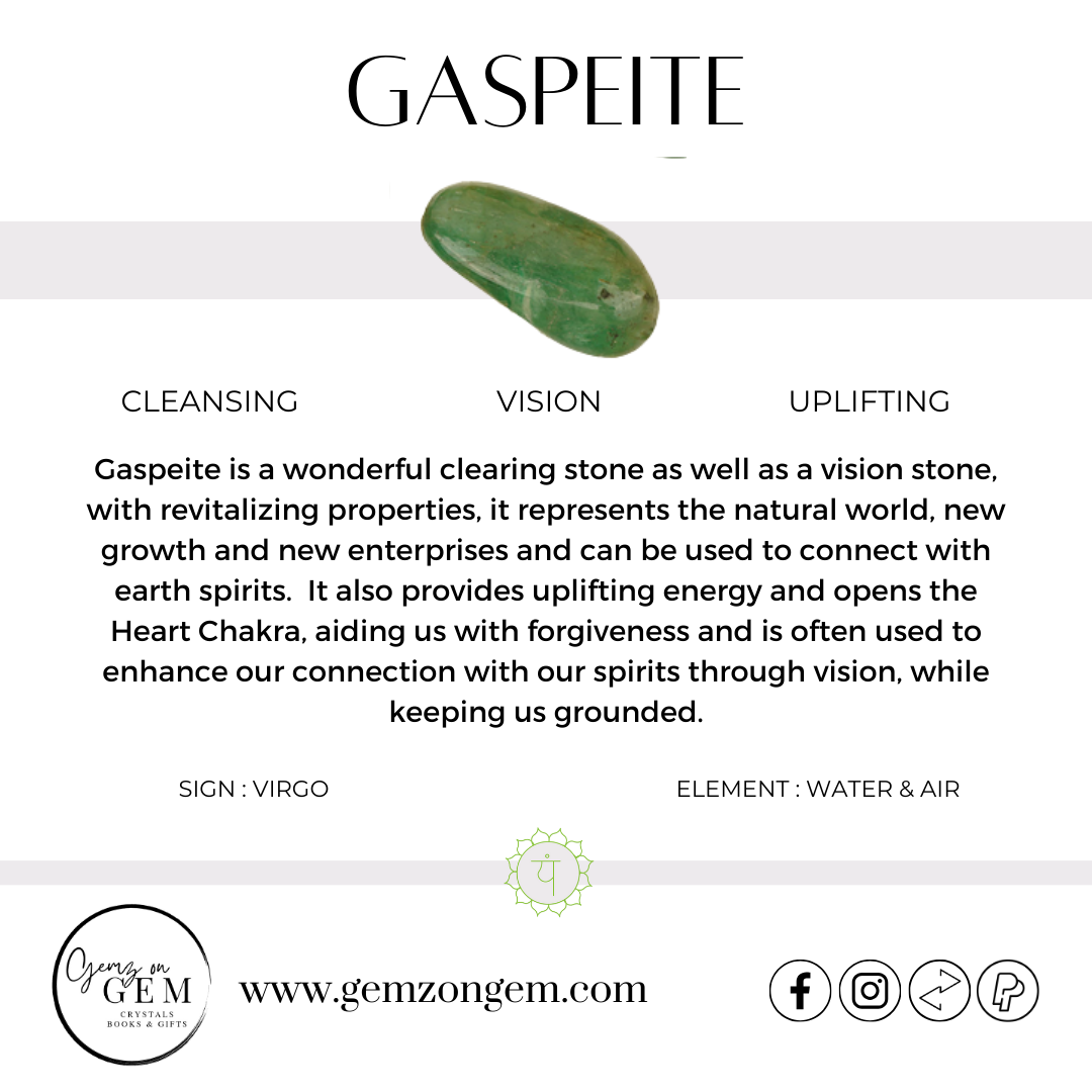 Gaspeite Pendant