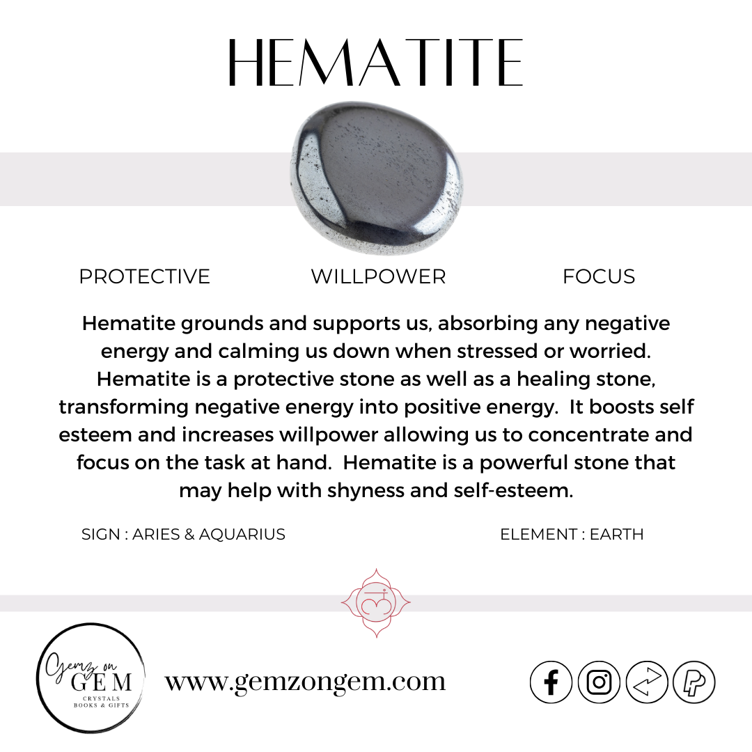 Hematite Tumble - Raw