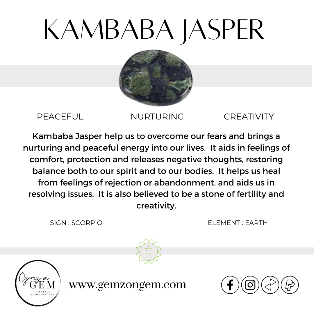 Kambaba Jasper Tumble