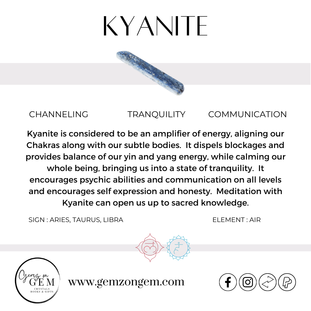 Blue Kyanite Pin - Mini
