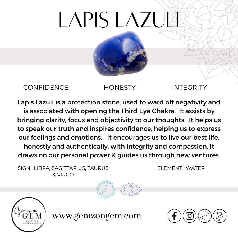 Lapis Lazuli Heart