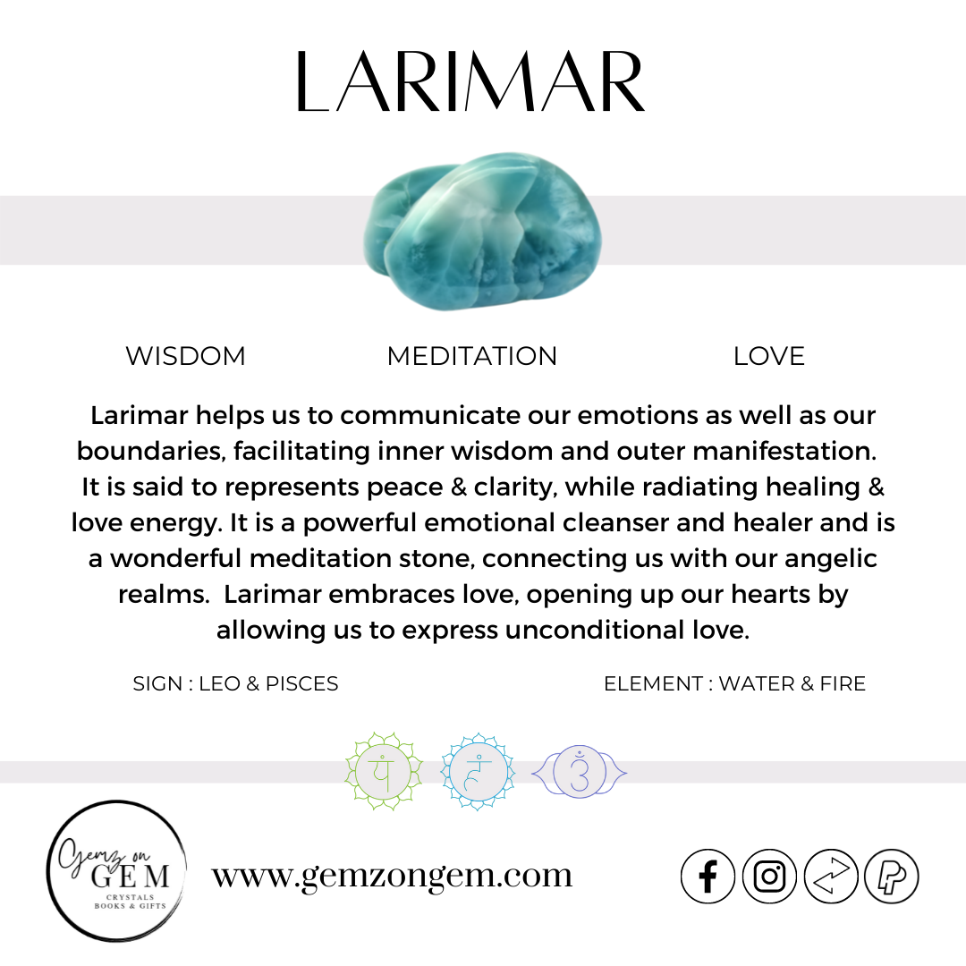 Larimar Pendants