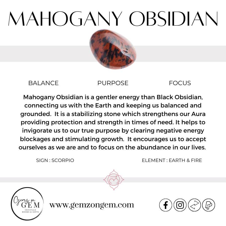 Mahogany Obsidian Sphere