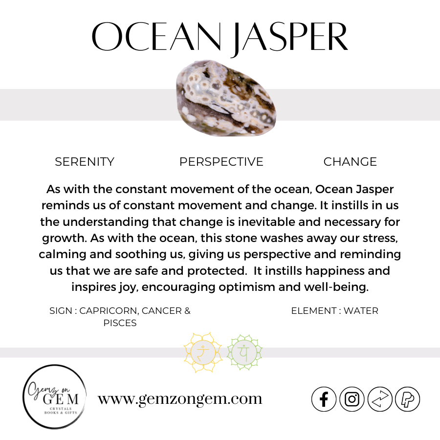 Ocean Jasper Faceted Bracelet
