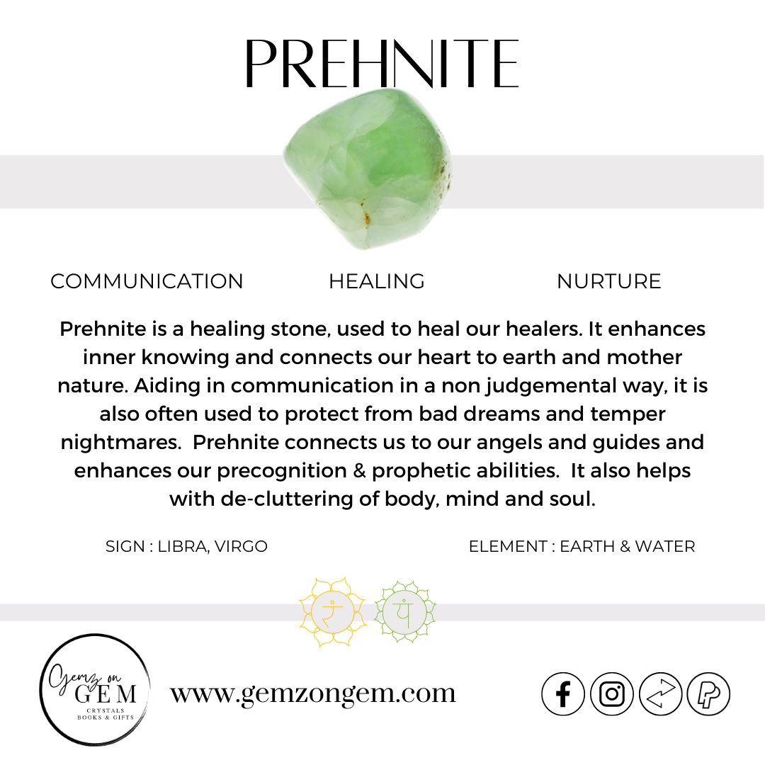Prehnite Tumble - Medium