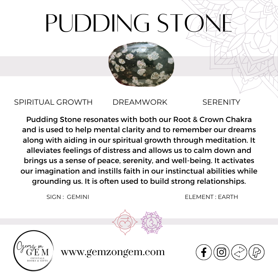 Pudding Stone Jasper Palm
