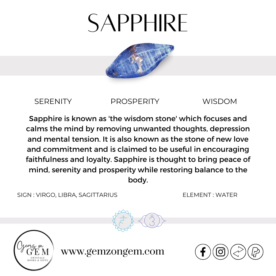 Faceted Sapphire Pendant