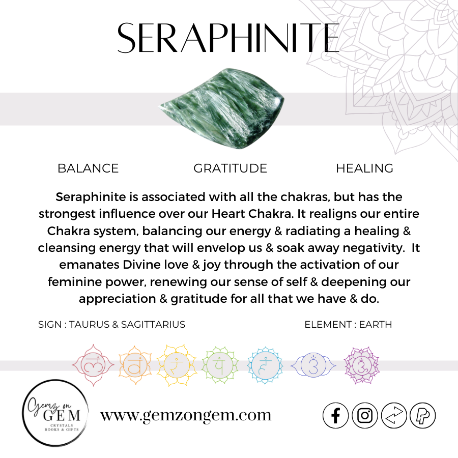 Seraphinite Pendant