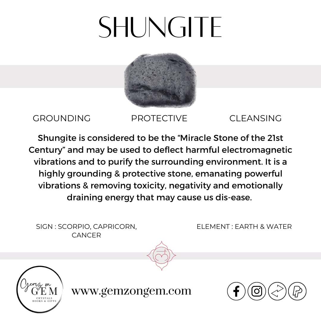 Shungite Emf Phone Disc