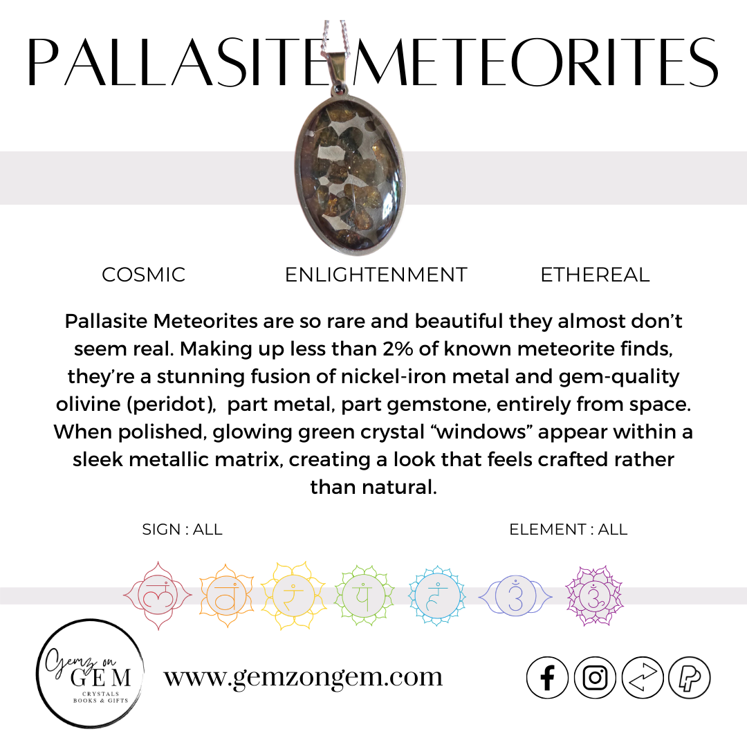 Pallasite Meteorite Pendant