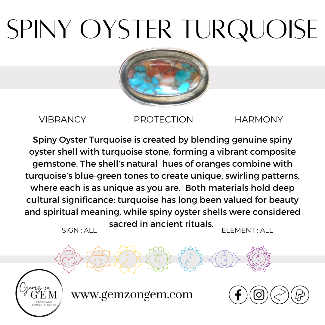 Spiny Oyster Turquoise Pendants