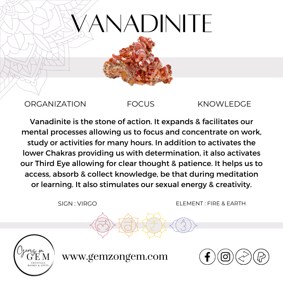 Vanadinite Speciman