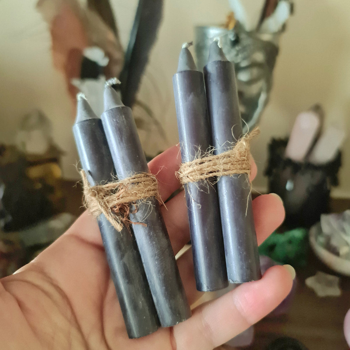 Wiccan Black Candles